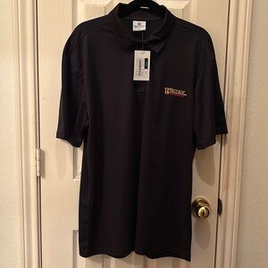 New with tags! Sterling & Marx Warrior Golf Men’s Black Polo, Stay Cool Fabric